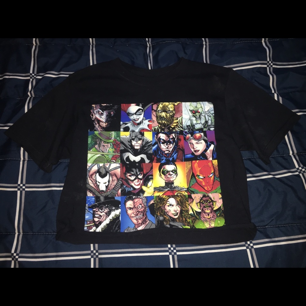 D.C. Comics crop top